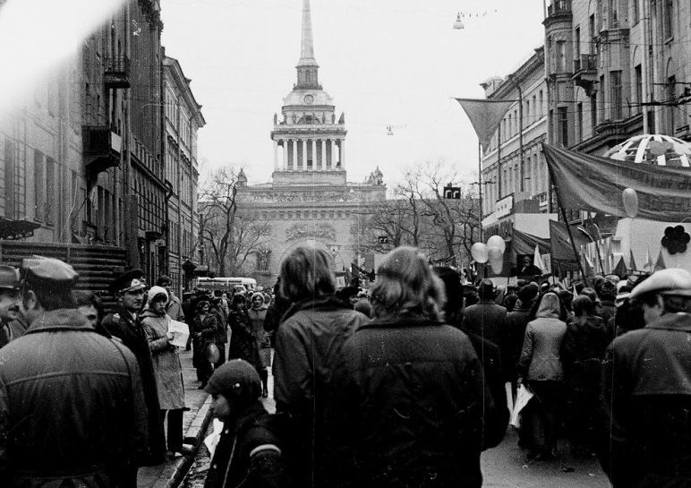 Ностальгия по СССР: Ленинград 1 мая в 1976 году